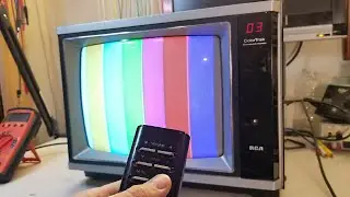 RCA 13" ColorTrak TV from 1983 (Model EGR338)