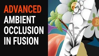 Advanced ambient occlusion pass in Blackmagic Fusion