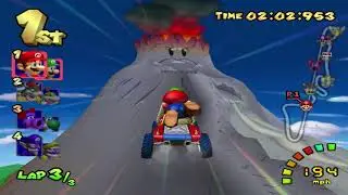 Mario Kart: Double Dash (GC) walkthrough - DK Mountain