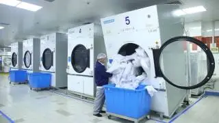 Rooben Laundry Machine in China Airport