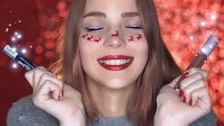 МАКИЯЖ на НОВЫЙ ГОД ТОЛЬКО ПОМАДАМИ 💄 RINA