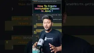 Immutable classes In 