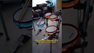 These drums come with LED LIGHTS!