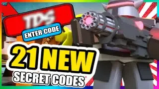 (2021) *21* ALL NEW OP SECRET CODES! Roblox Tower Defense Simulator