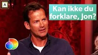 Jon Almaas forklarer oppgaven for de andre deltakerne | Kongen befaler | discovery+ Norge