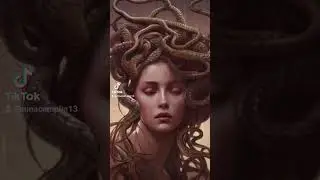 Medusa morph, created using NightCafe and Tiktok