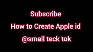 How To Create Apple Id || Icloud Id || Apple Id Kaise Banayen || iPhone 14 || 2024