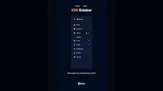 E56 Sidebar with CSS #css #webdesign #coding #programming #shorts