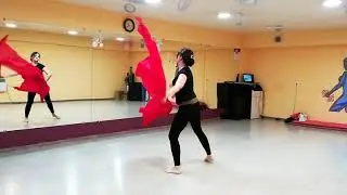 Bellydance class dance . Танец с платком. Восточные танцы в Абакане.