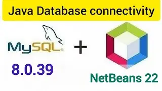 Java Database Connectivity || How to connect MYSQL 8.0.39 and NetBeans 22  || #jdbc #jdbctutorial