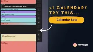 Our #1 tip for juggling multiple calendars