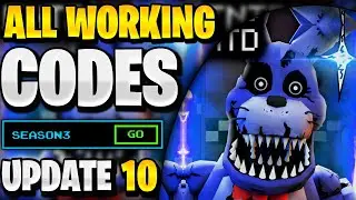 🔥*NEW* ALL WORKING UPDATE 10 CODES FOR FNTD! ROBLOX FIVE NIGHTS TD CODES