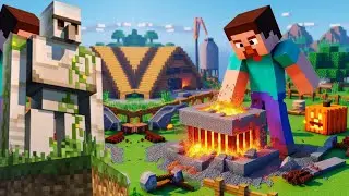 Ruining My Brother's IronFarm 😈 | Minecraft Funny Troll Video *Pure Evil*