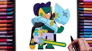 How to Draw Mamushi Kenji From Brawl Stars | Kenji New Skin | Starr Force