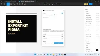 How to Install Export Kit in Figma