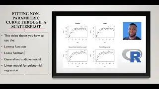 Fitting a non parametric curve through a scatterplot