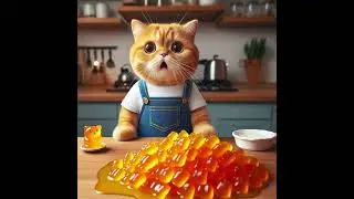 Little orange cat loves to eat QQ candy #cat #cute #funny #pets #animals #funnycats