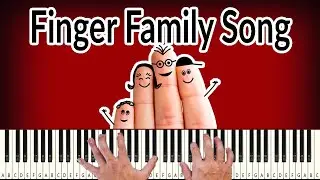 Finger Family Song - PIANO TUTORIAL