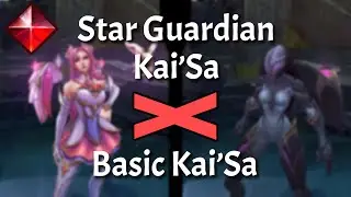 How is Star Guardian Kai'Sa DIFFERENT? | Skin Comparison