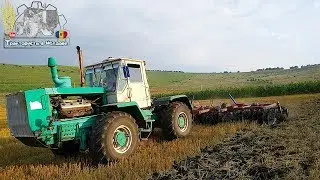 Дискование почвы на т-150к /Moldova