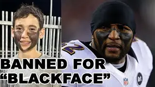 8th grader BANNED from sporting events for wearing BLACKFACE to a football game, but it wasnt!