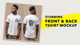 Bulk create Front and Back t-shirt mockup | Batch Replace 2 Smart Object Layers in Photoshop