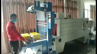 Shrink film packing machine shrink wrapper packegs machinery for drink bottle cans eggs tunnel