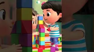 1, 2 Put on my Shoe! | Building Blocks Nursery Rhyme with Little Baby Bum #shorts #cartoon