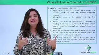 English Grammar - Notice Writing
