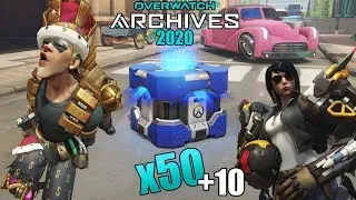 OVERWATCH | ARCHIVES 2020 | OPEN LOOTBOX 50 PIECES + 10 AS A GIFT