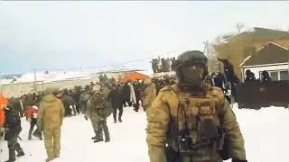 Башкортостан.Столкновения протестующих с полицией в Баймаке не прекращаются.17.01.24