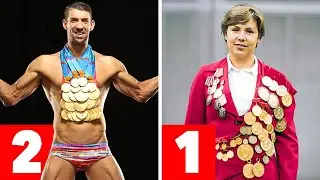 Olympic Athletes With The MOST Medals REVEALED..