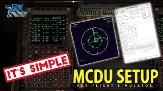 MCDU Setup Airbus A320 Neo in Flight Simulator 2020 #mcdu #msfs2020