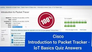 Introduction to Packet Tracker - loT Basics Quiz Answers // Introduction to packet tracer answers