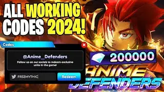 ALL *NEW* WORKING CODES FOR ANIME DEFENDERS IN JULY 2024! ROBLOX ANIME DEFENDERS CODES