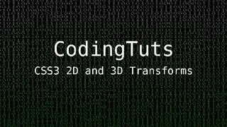 CSS3 2D and 3D transforms