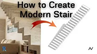 How to Create Modern Stair in Revit - Beginner Tutorial