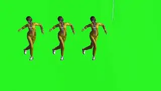 Free fire new dance emote green screen video 