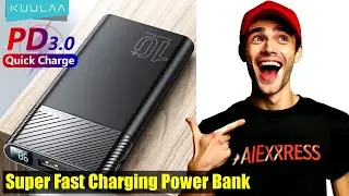 Ultimate Portable Power: KUULAA Power Bank 10000mAh QC PD 3.0 PoverBank Review