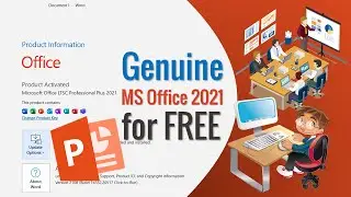 Genuine MS Office 2021 for FREE || How To install MS Office 2021 for FREE @CreatorClassroom