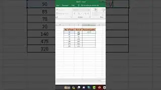 How to Calculate the Percentage in Excel (Formula) 😊 #shorts #excel #exceltricks #ytshorts #149