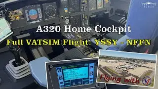 Full VATSIM flight | YSSY-NFFN | Oceanic Position Reports | CPDLC | Joining V1 on his Long Haul
