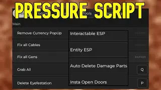 Pressure Script | Roblox Script | Not Patched | No Ban