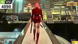 Cyberpunk 2077 Rooftop walking is Absolutely Wild