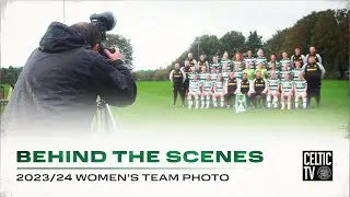 The Ghirls brave the elements for Celtic FC Womens 2023/24 Team Photoshoot! 🍀📸