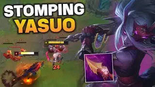 STOMPING YASUO WITH AP KATARINA? 🤣