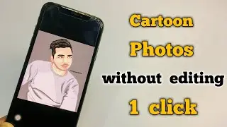 Make Portrait Cartoon Photos Without Editing in iPhones 🔥🔥