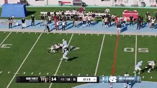 Wake Forest vs North Carolina Week 12 College football 25 Simulation