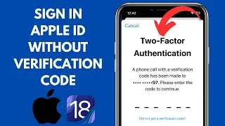 How To Sign in Apple Id Without Verification Code