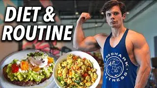 Full Day Of Eating & Training! (Full Workout Routine)